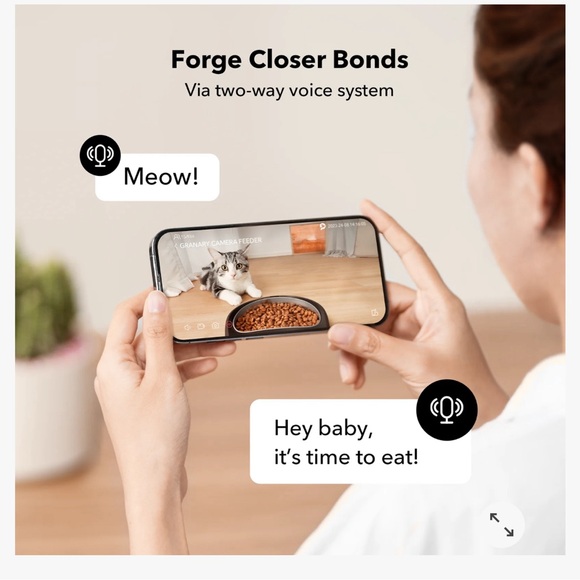 NIB Pet Libro Granary Camera Monitoring Feeder - Picture 2 of 3